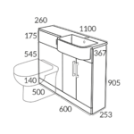 1100 Slimline Unit – Lussolite