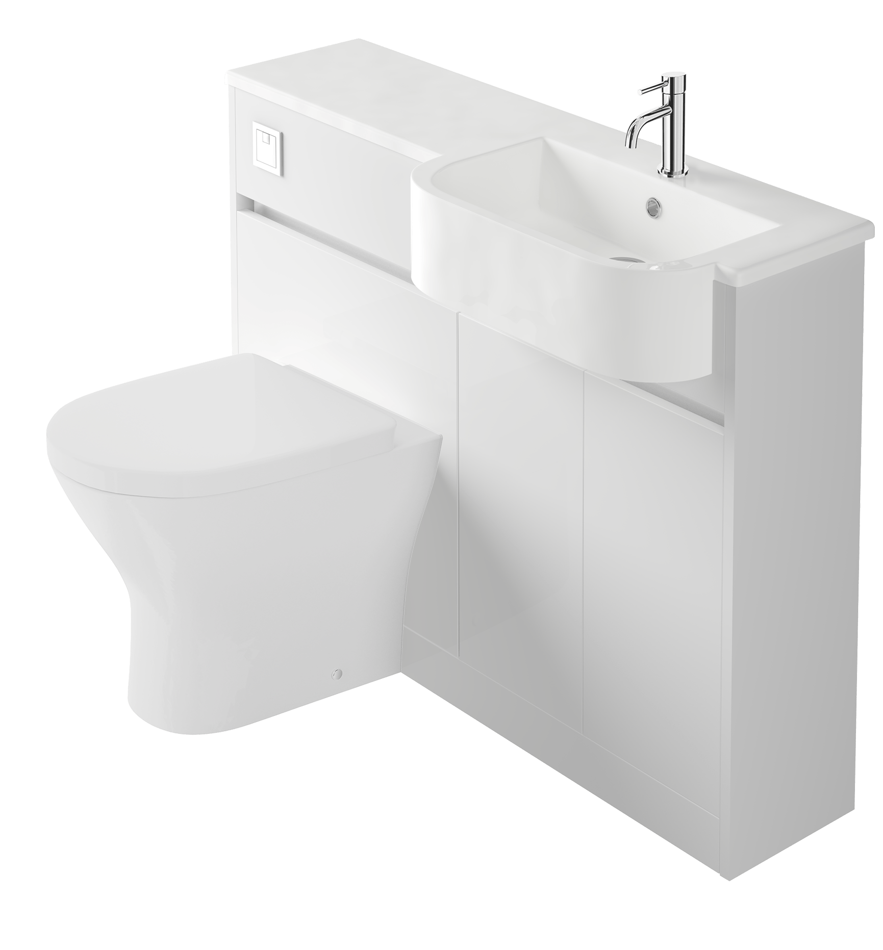Zaneti-Aspect-1100-Slimline-with-Lussolite-Unit-Gloss-White-Bathroom-Furniture