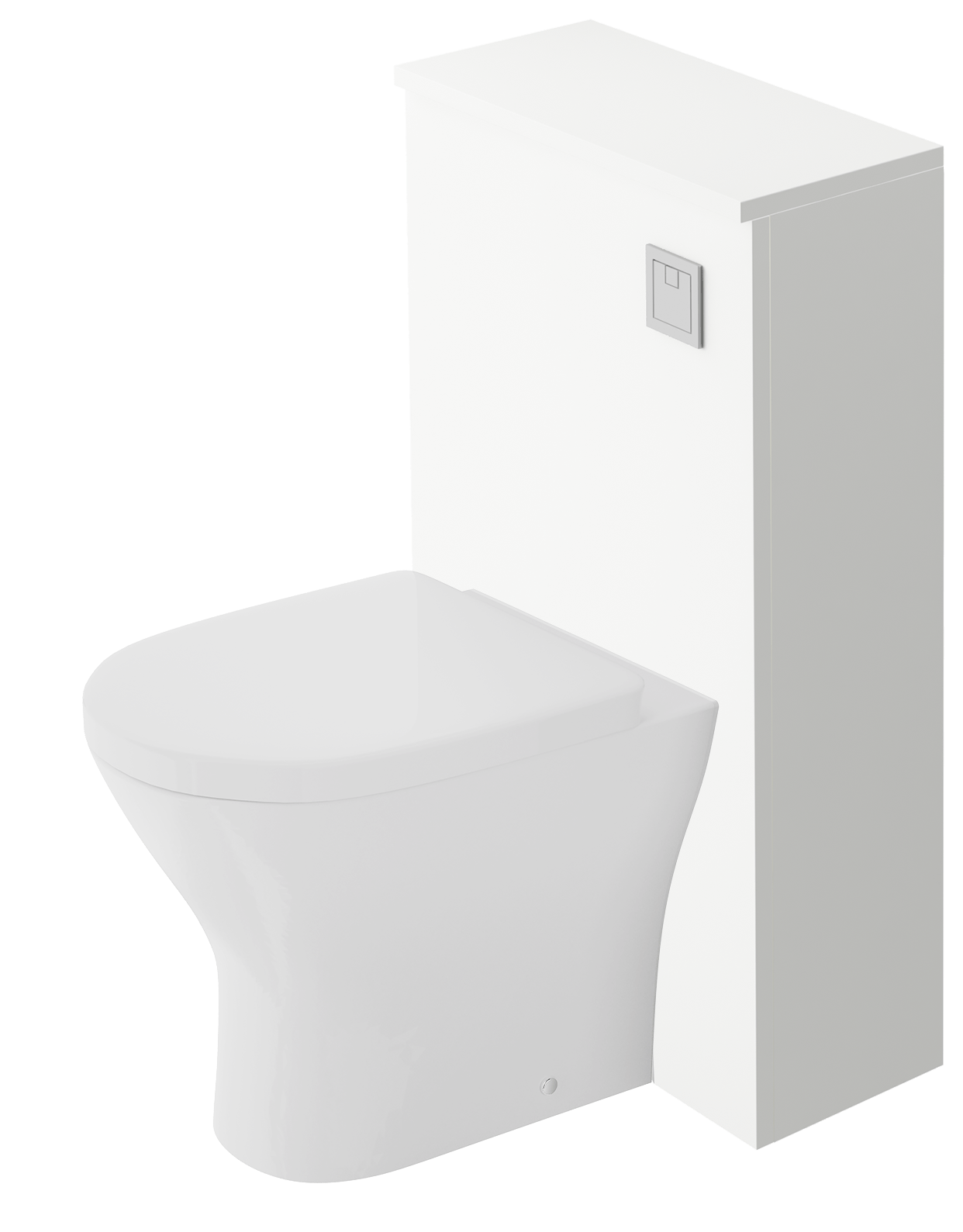 Zaneti-Kolour-500-Back-To-Wall-WC-Unit-Matt-White-Bathroom-Furniture