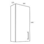 300 Wall Cupboard