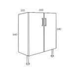 600 Floor Cupboard