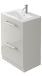 600 2 Drawer Floor Standing