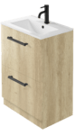 600 2 Drawer Floor Standing