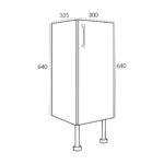 300 Floor Cupboard