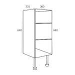 300 Open Shelf Unit