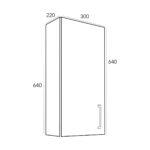 300 Wall Cupboard
