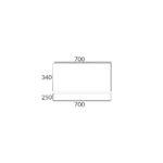 700 Bath End Panel