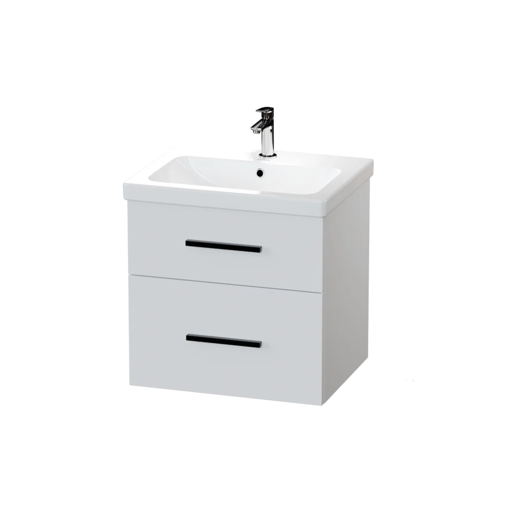 600 Wall Hung Two Drawer Basin Unit