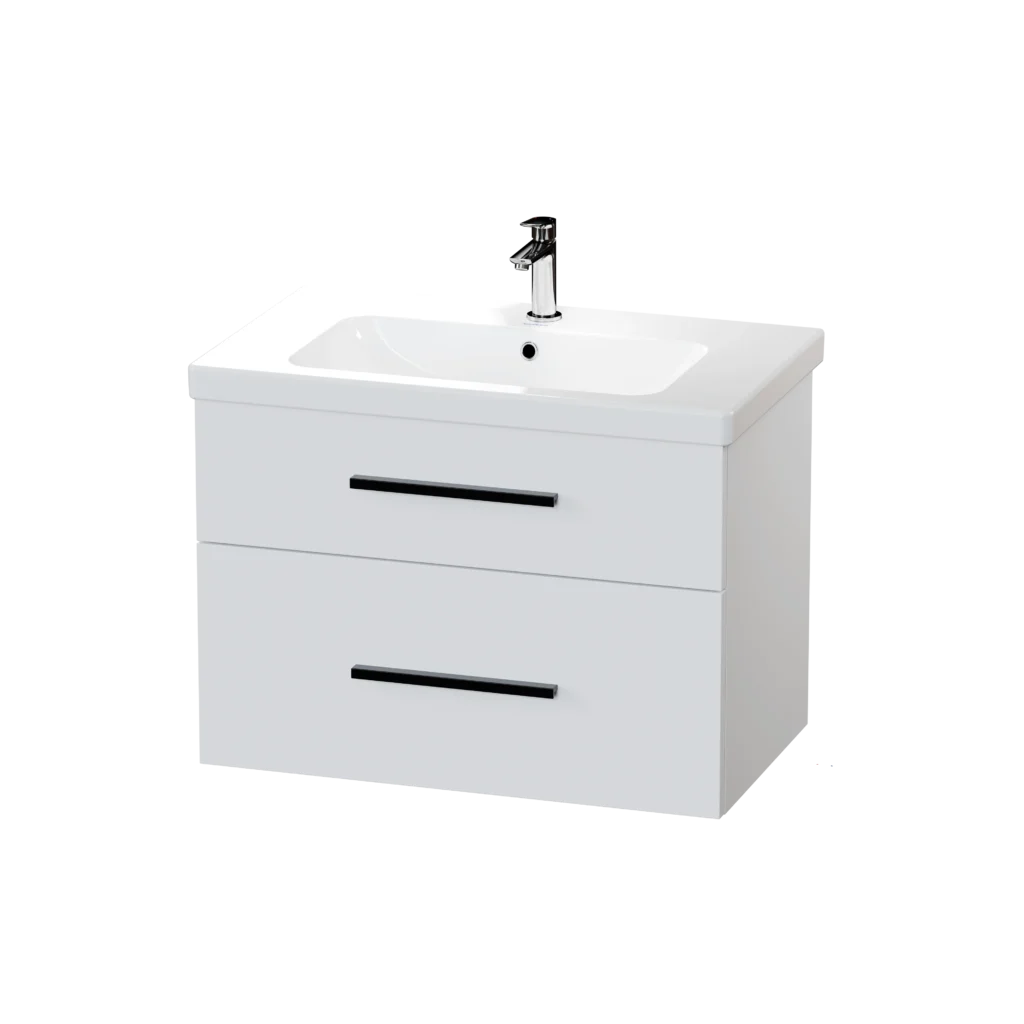 800 Wall Hung Two Drawer Basin Unit