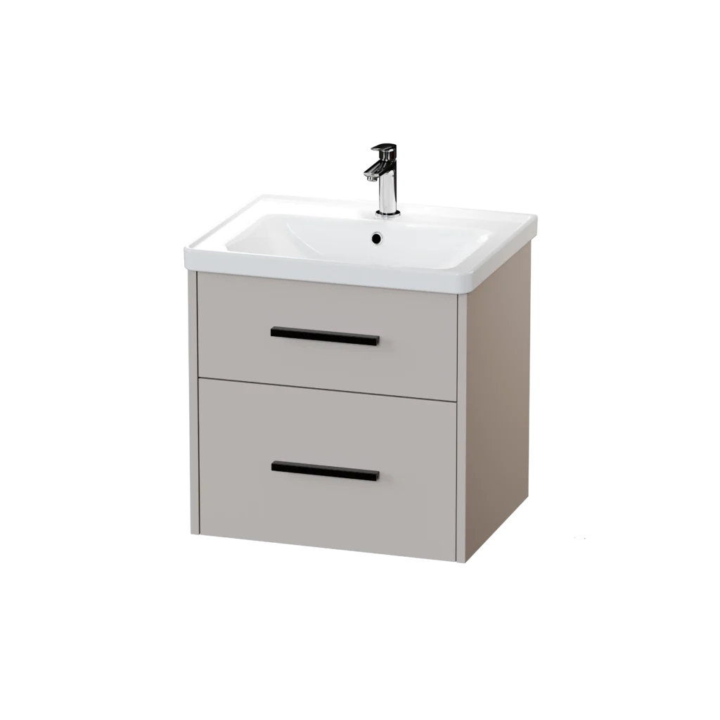 600 Wall Hung Two Drawer Basin Unit
