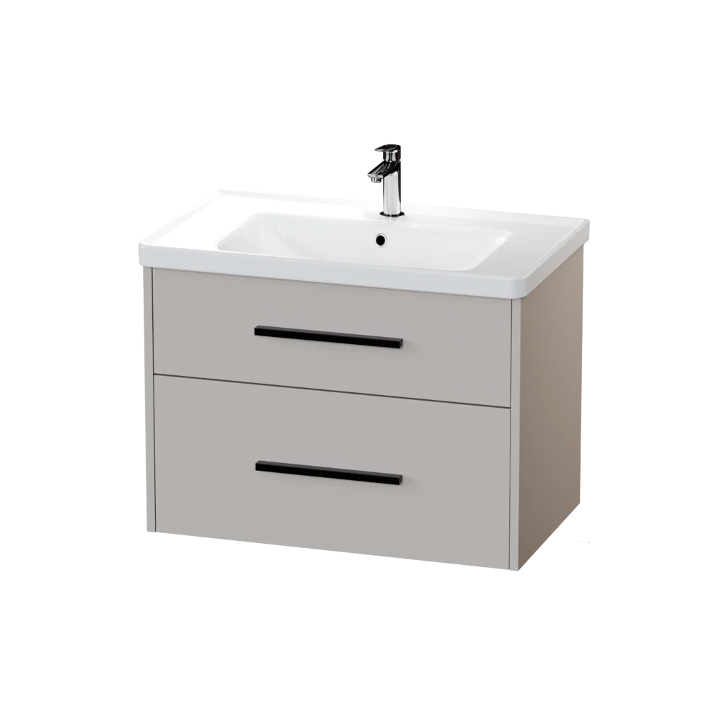 800 Wall Hung Two Drawer Basin Unit