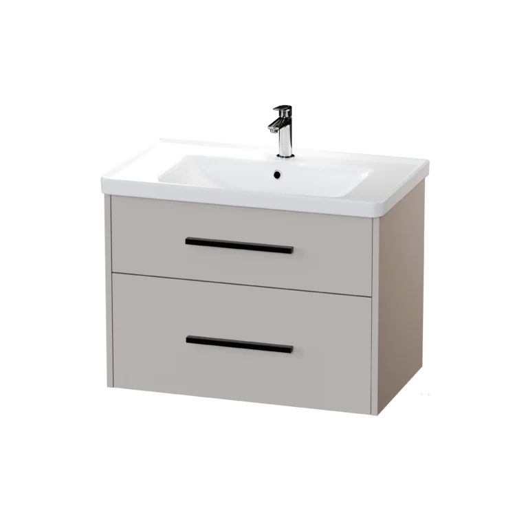 800 Wall Hung Two Drawer Basin Unit