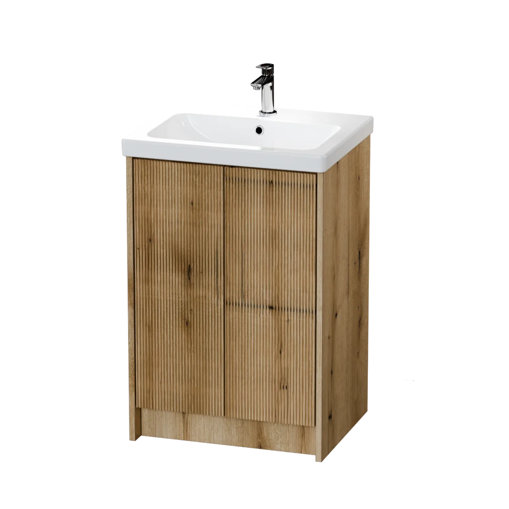 600 Floor Standing Two Door Basin Unit
