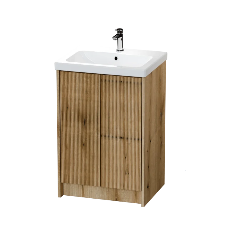 600 Floor Standing Two Door Basin Unit